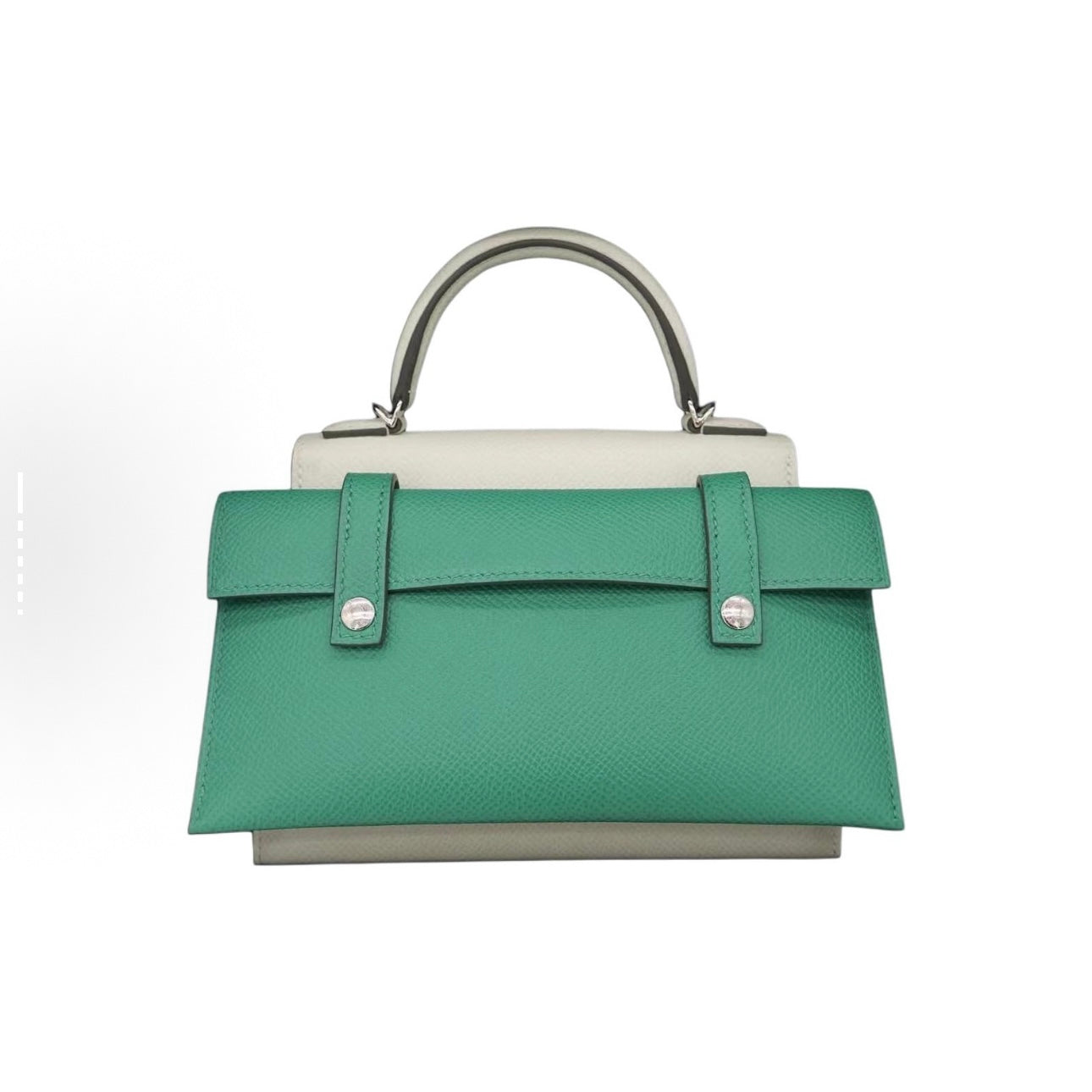 Jay Doll Bag-White, orange and green