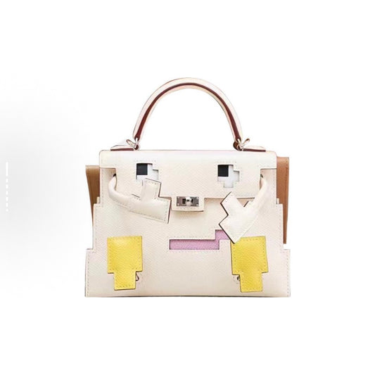 Jay Doll Bag-White powder brown