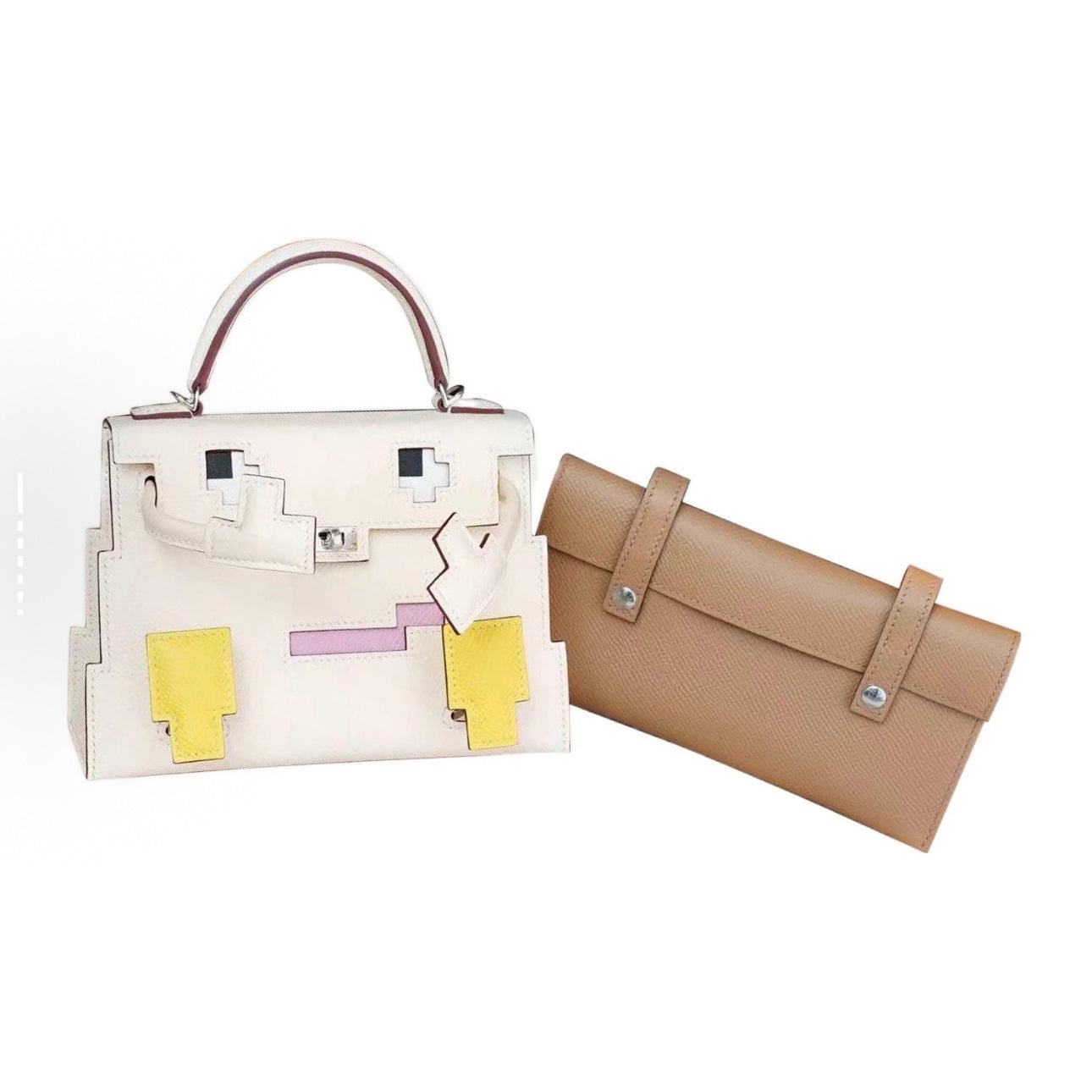 Jay Doll Bag-White powder brown