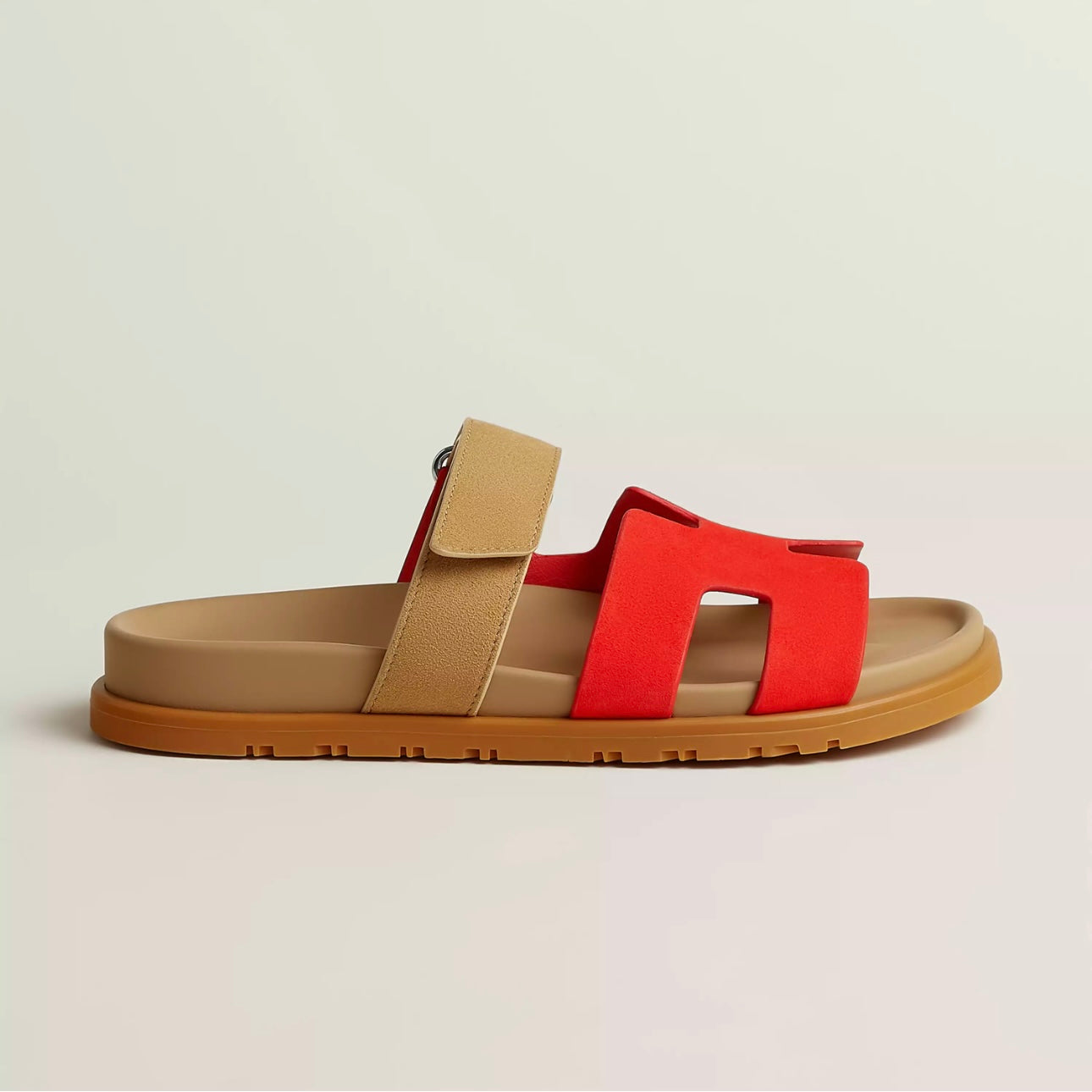 Jay Chypre sandals - Pomegranate red/beige