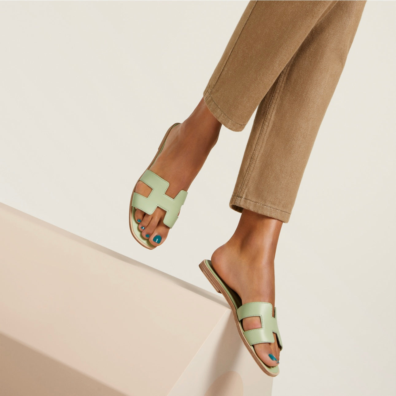 Jay Oran sandals - sea green